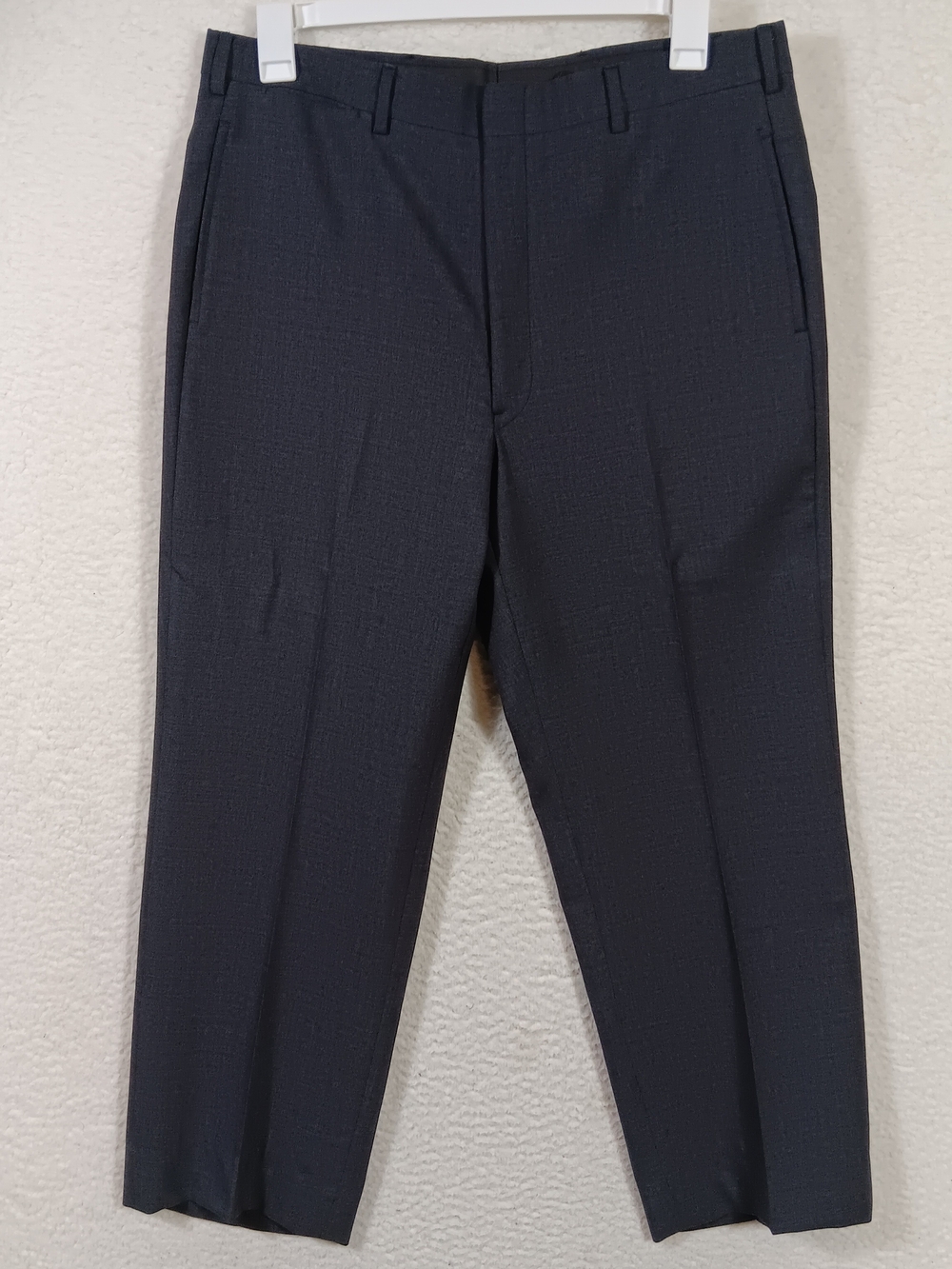 Vintage Polo Ralph Lauren Pants Mens 36x30 Gray 100% Wool Pleated Dress Talon